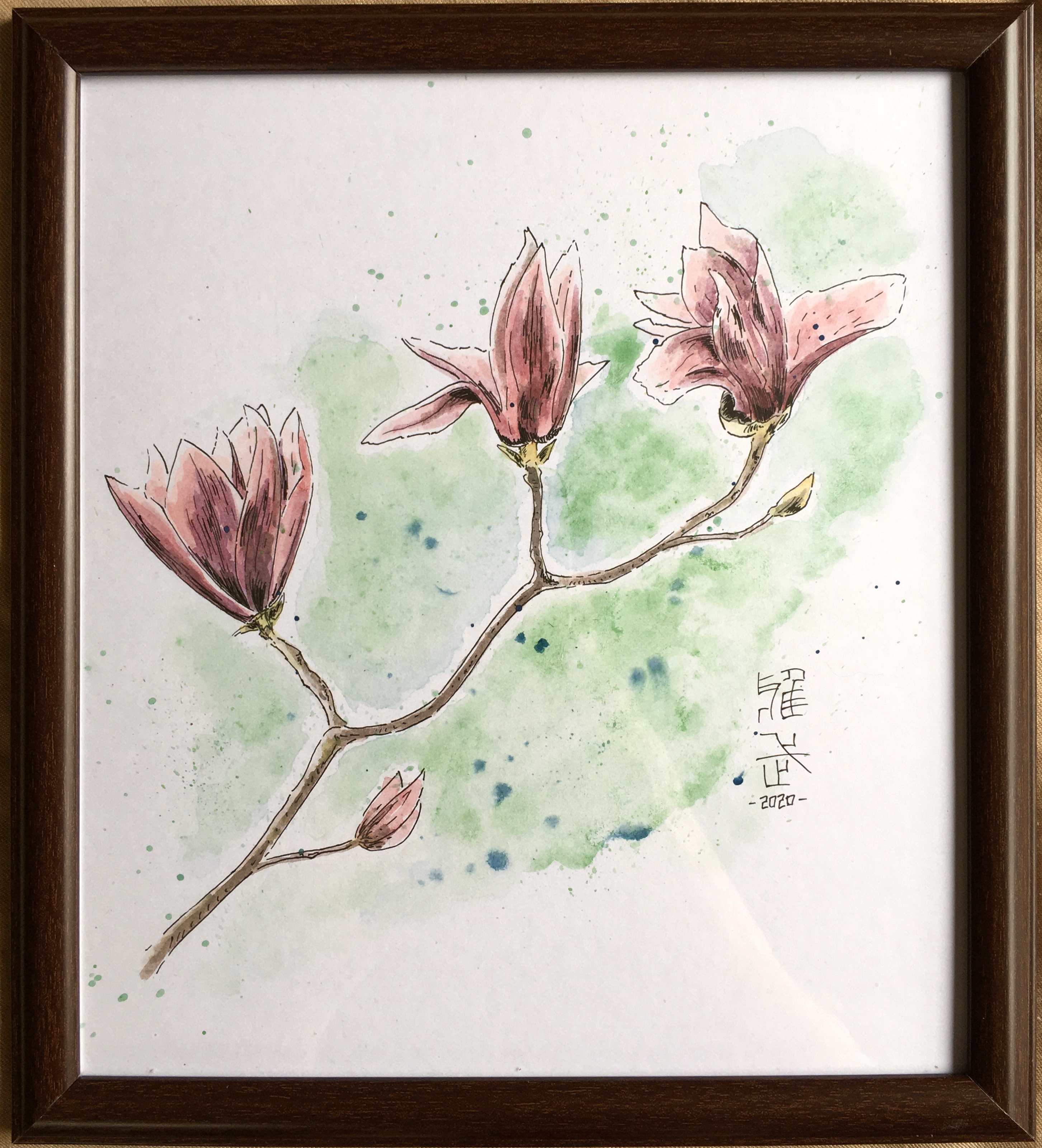 Traditional Artwork - Watercolor Flowers